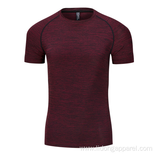 Men Breathable Quick Dry Running Gym T Shirt